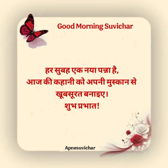 Good Morning Suvichar In Hindi 